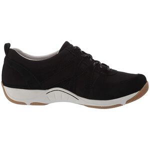 Dansko Hatty Lace Up Sneaker Black size 40 9.5 Comfort Light Weight